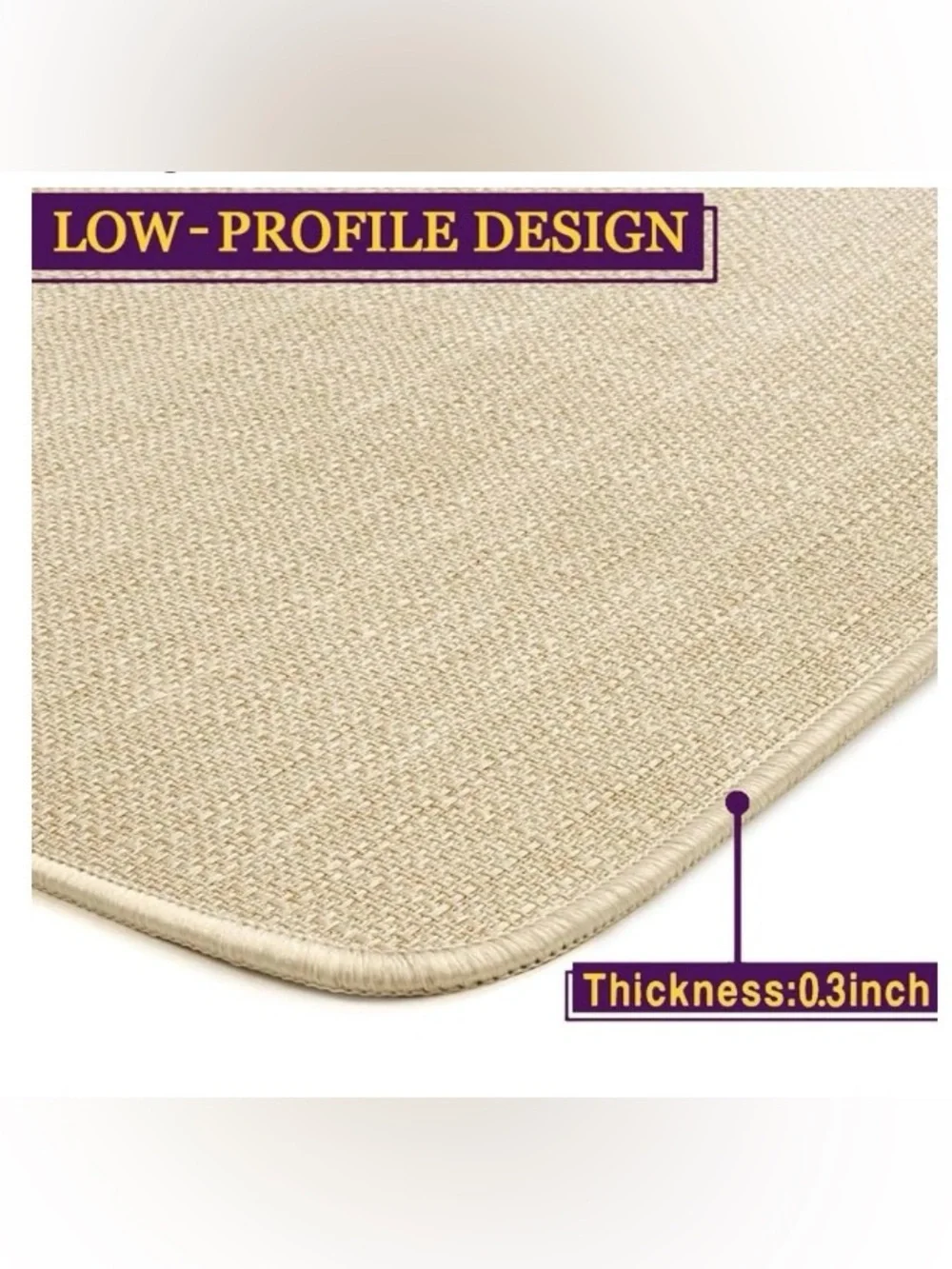 Mardi Gras Table Runner & Floor Mat- Purple, Green & Gold, New